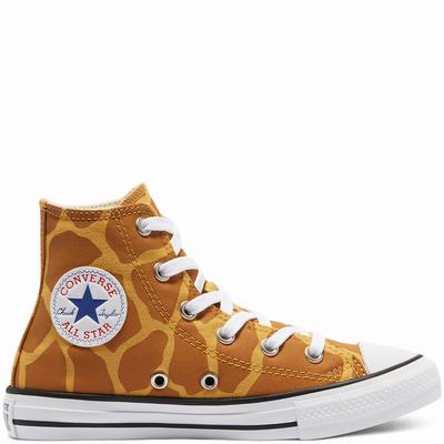 Gyerek Converse Archive Prints Chuck Taylor All Star Magasszárú Cipő CO9026741 Arany/Sötét